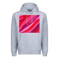 Heather Grey valentines day glitter and watercolor Premium Hoodie - AdoDesignShop