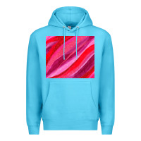 Ocean Blue valentines day glitter and watercolor Premium Hoodie - AdoDesignShop