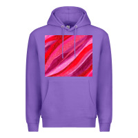 Purple valentines day glitter and watercolor Premium Hoodie - AdoDesignShop