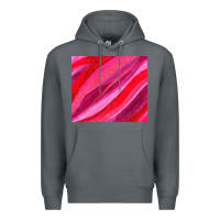 Rock valentines day glitter and watercolor Premium Hoodie - AdoDesignShop