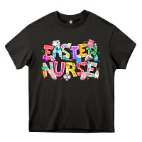 Asphalt Easter Nurse Heavy Core Tee - CowhideDigitalArt