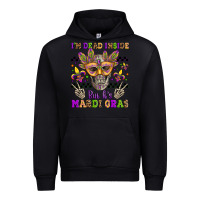 Black i'm dead inside but it's mardi gras Urban Hoodie - Jasminsmagicworld