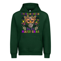 Forest Green i'm dead inside but it's mardi gras Urban Hoodie - Jasminsmagicworld