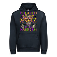 Navy i'm dead inside but it's mardi gras Urban Hoodie - Jasminsmagicworld