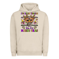 Pigment French Oak i'm dead inside but it's mardi gras Urban Hoodie - Jasminsmagicworld