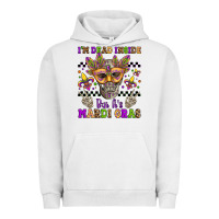 Pigment Lunar Rock i'm dead inside but it's mardi gras Urban Hoodie - Jasminsmagicworld