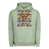 Pigment Oil Green i'm dead inside but it's mardi gras Urban Hoodie - Jasminsmagicworld