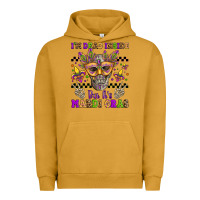 Pigment Peanut Butter i'm dead inside but it's mardi gras Urban Hoodie - Jasminsmagicworld