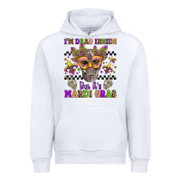 White i'm dead inside but it's mardi gras Urban Hoodie - Jasminsmagicworld
