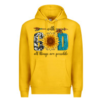 Lemon with god all things are possible Premium Hoodie - Artiststas