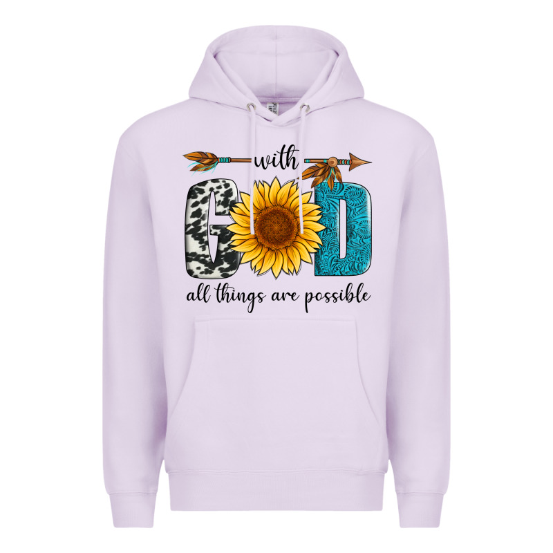 With God All Things Are Possible Premium Hoodie by Artiststas | Teevron