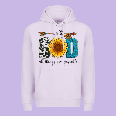 With God All Things Are Possible Premium Hoodie Designed By Artiststas