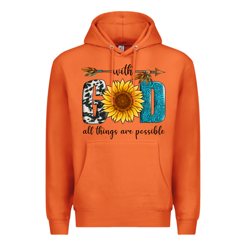 With God All Things Are Possible Premium Hoodie by Artiststas | Teevron