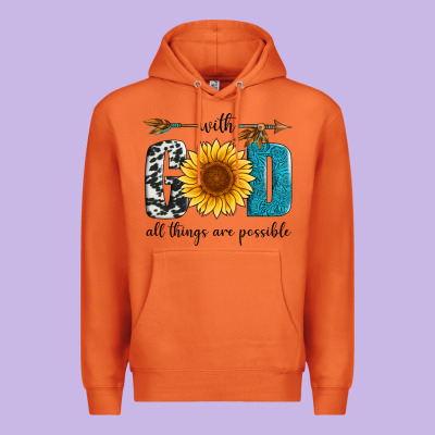 With God All Things Are Possible Premium Hoodie Designed By Artiststas