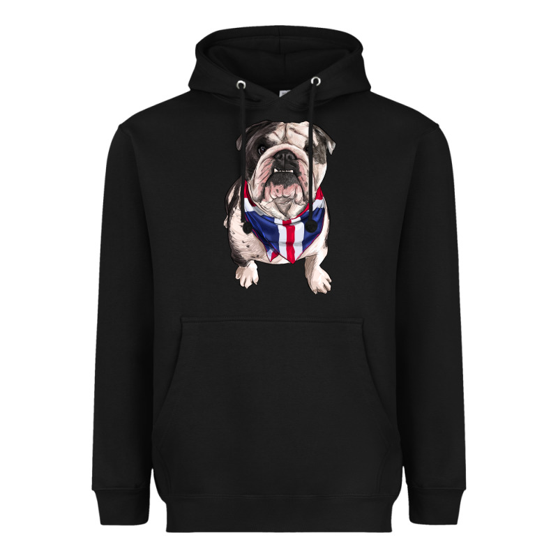 English Bulldog Heavyweight Hoodie by RanaPortraitStore | Teevron
