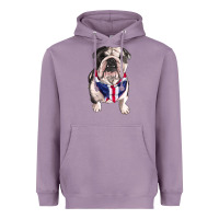 Lavender english bulldog Heavyweight Hoodie - RanaPortraitStore