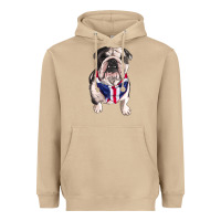 Mushroom english bulldog Heavyweight Hoodie - RanaPortraitStore