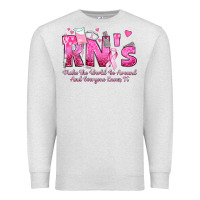 Oatmeal Heather rn s make the world go around and everyone knows Premium Sweatshirt - texasbilliewilder