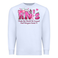 White rn s make the world go around and everyone knows Premium Sweatshirt - texasbilliewilder