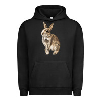 Pigment Black Rabbit Urban Hoodie - LillyAllenDesigns
