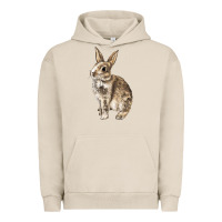 Pigment French Oak Rabbit Urban Hoodie - LillyAllenDesigns