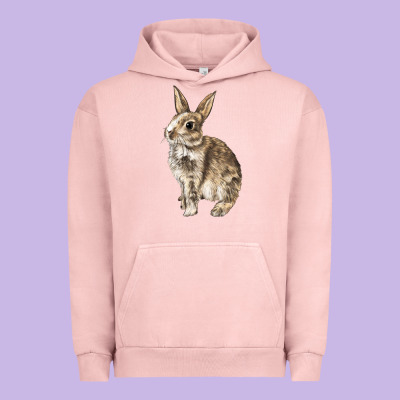 Rabbit Urban Hoodie Designed By Lillyallendesigns