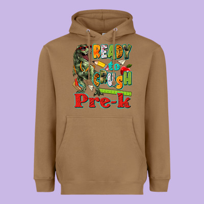 Ready To Crush Pre K Heavyweight Hoodie Designed By Texasbilliewilder