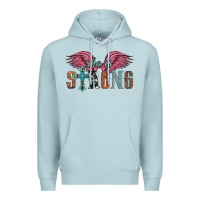 Blue Mist she is strong Premium Hoodie - Artiststas