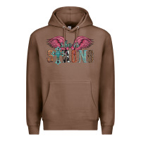Chestnut she is strong Premium Hoodie - Artiststas