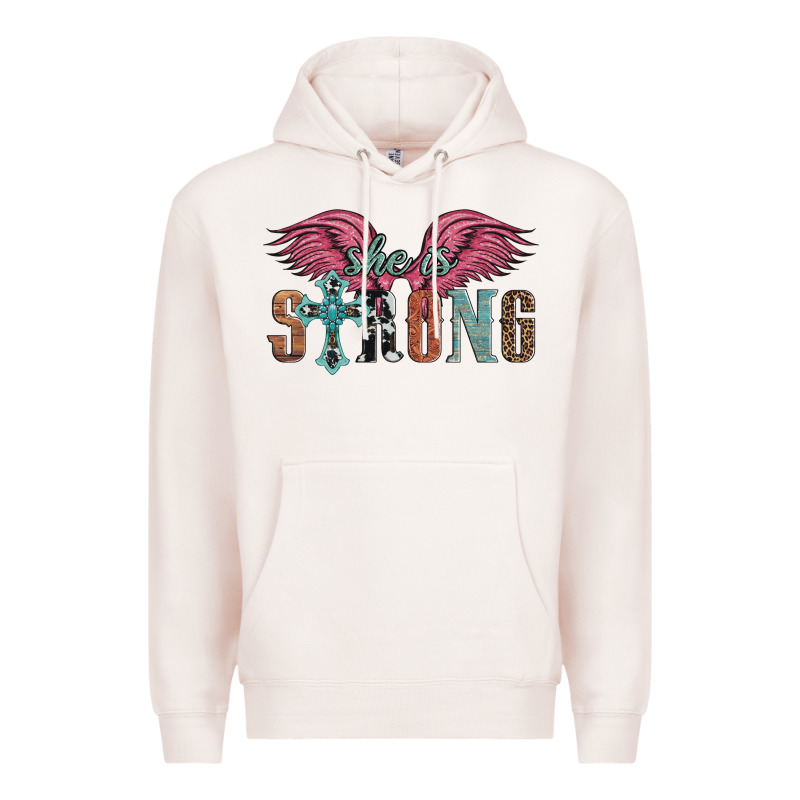She Is Strong Premium Hoodie by Artiststas | Teevron