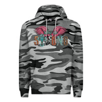 Slate Camo she is strong Premium Hoodie - Artiststas