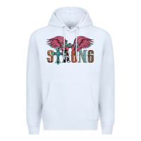 White she is strong Premium Hoodie - Artiststas