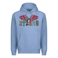 Colony Blue she is strong Premium Hoodie - Artiststas