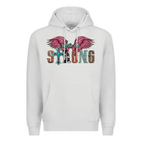 Dove Grey she is strong Premium Hoodie - Artiststas