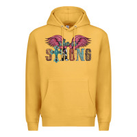 Mustard she is strong Premium Hoodie - Artiststas