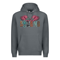 Rock she is strong Premium Hoodie - Artiststas