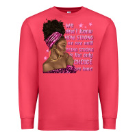Cardinal afro woman cancer Premium Sweatshirt - texasbilliewilder