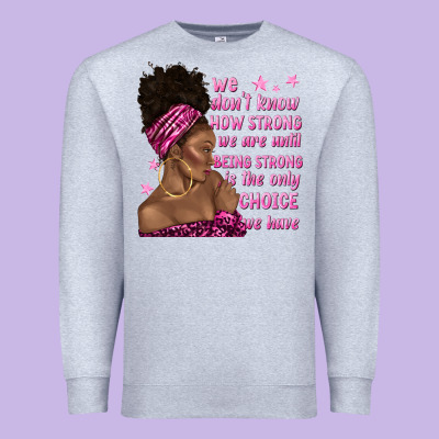 Afro Woman Cancer Premium Sweatshirt Designed By Texasbilliewilder