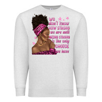 Oatmeal Heather afro woman cancer Premium Sweatshirt - texasbilliewilder