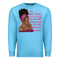 Ocean Blue afro woman cancer Premium Sweatshirt - texasbilliewilder
