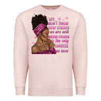 Pale Pink afro woman cancer Premium Sweatshirt - texasbilliewilder