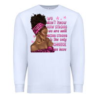 White afro woman cancer Premium Sweatshirt - texasbilliewilder
