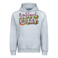 Heather Grey blessed gigi easter Urban Hoodie - BarkalooDesign