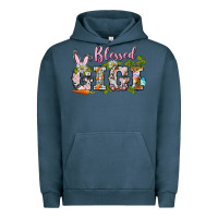Pigment Midnight Navy blessed gigi easter Urban Hoodie - BarkalooDesign