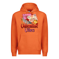 Carrot valentine vibes Premium Hoodie - AdoDesignShop