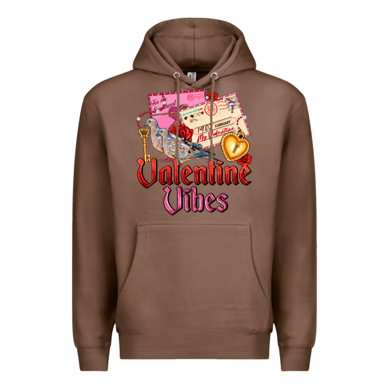 Valentine Vibes Premium Hoodie by AdoDesignShop | Teevron