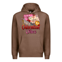 Chestnut valentine vibes Premium Hoodie - AdoDesignShop