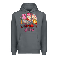 Rock valentine vibes Premium Hoodie - AdoDesignShop
