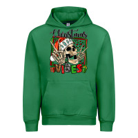 Emerald christmas vibes skeleton Urban Hoodie - Jasminsmagicworld