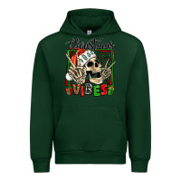 Foreset Green christmas vibes skeleton Urban Hoodie - Jasminsmagicworld